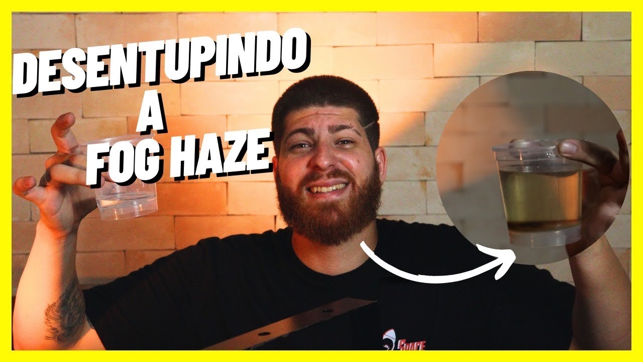 Como DESENTUPIR máquina de fumaça haze … ( com produtos que você tem em casa ) !!!