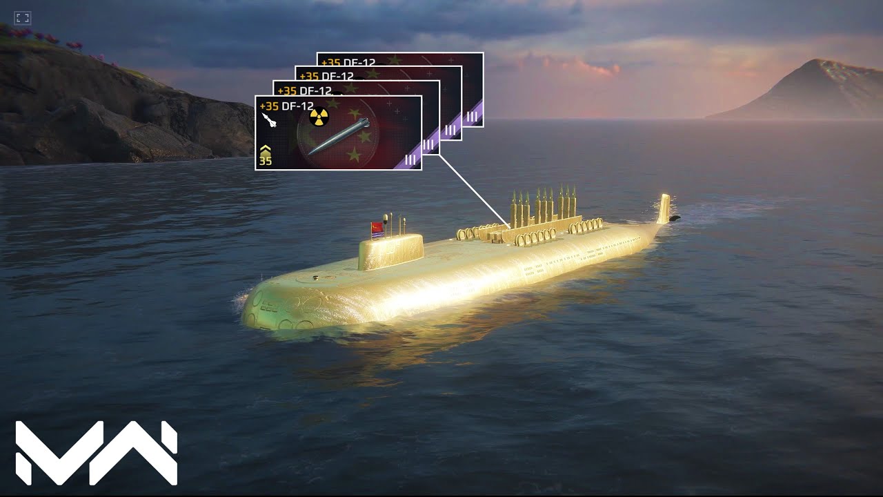 CN Type 100 - Full Nuclear Missile in Big Boy Submarine? - Modern Warships Gameplay