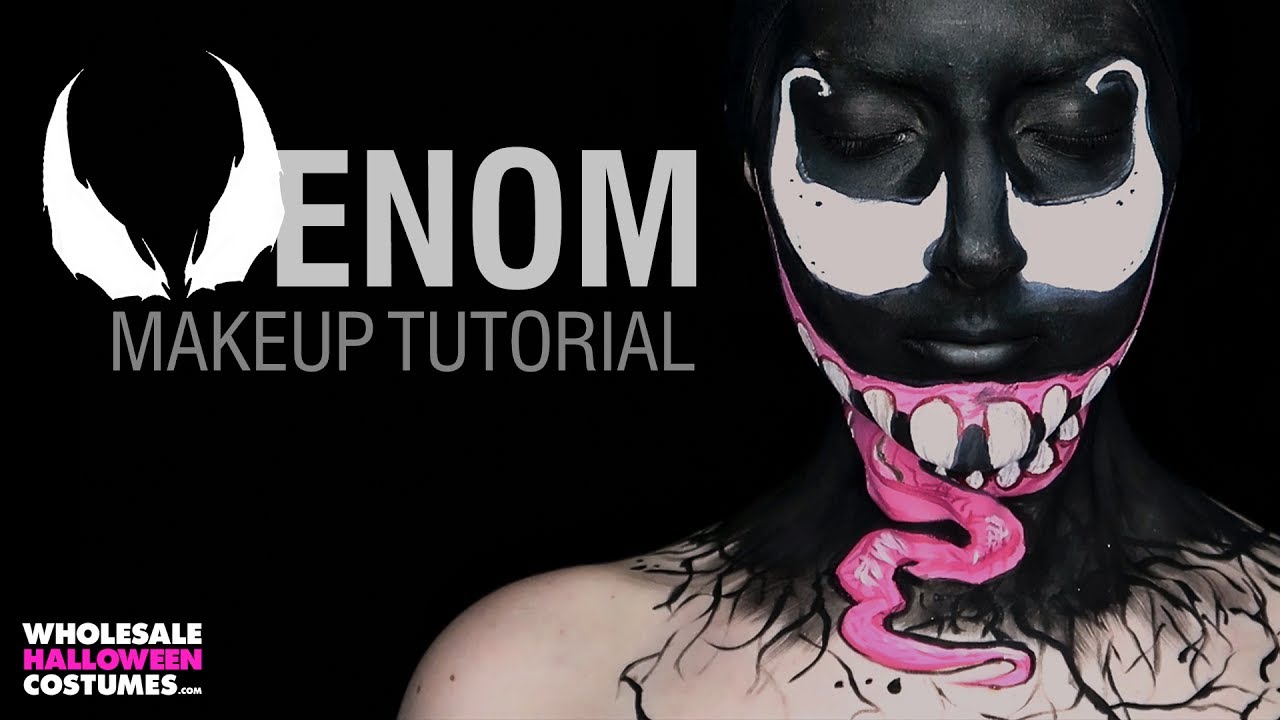 VENOM MAKEUP TUTORIAL | #WHCdoesSFX ft Caitlyn Kreklewich