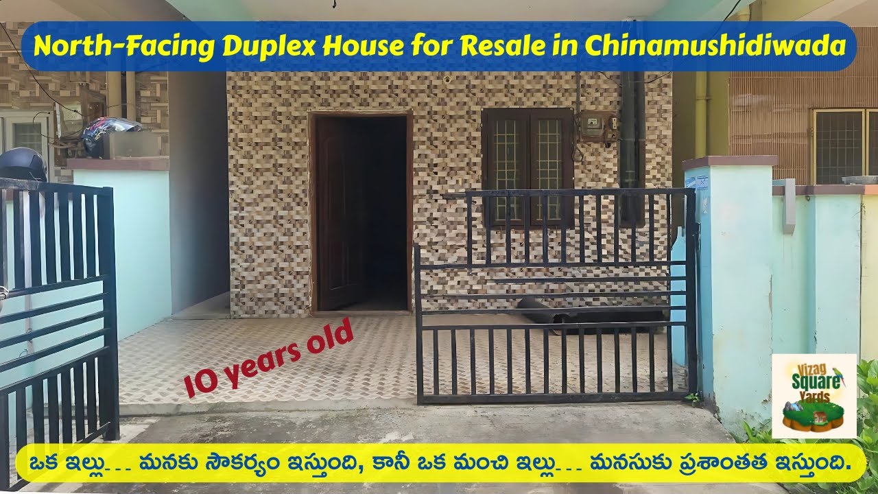 This North Facing Duplex in Vizag Will SELL FAST Chinamushidiwada Prime Location House
