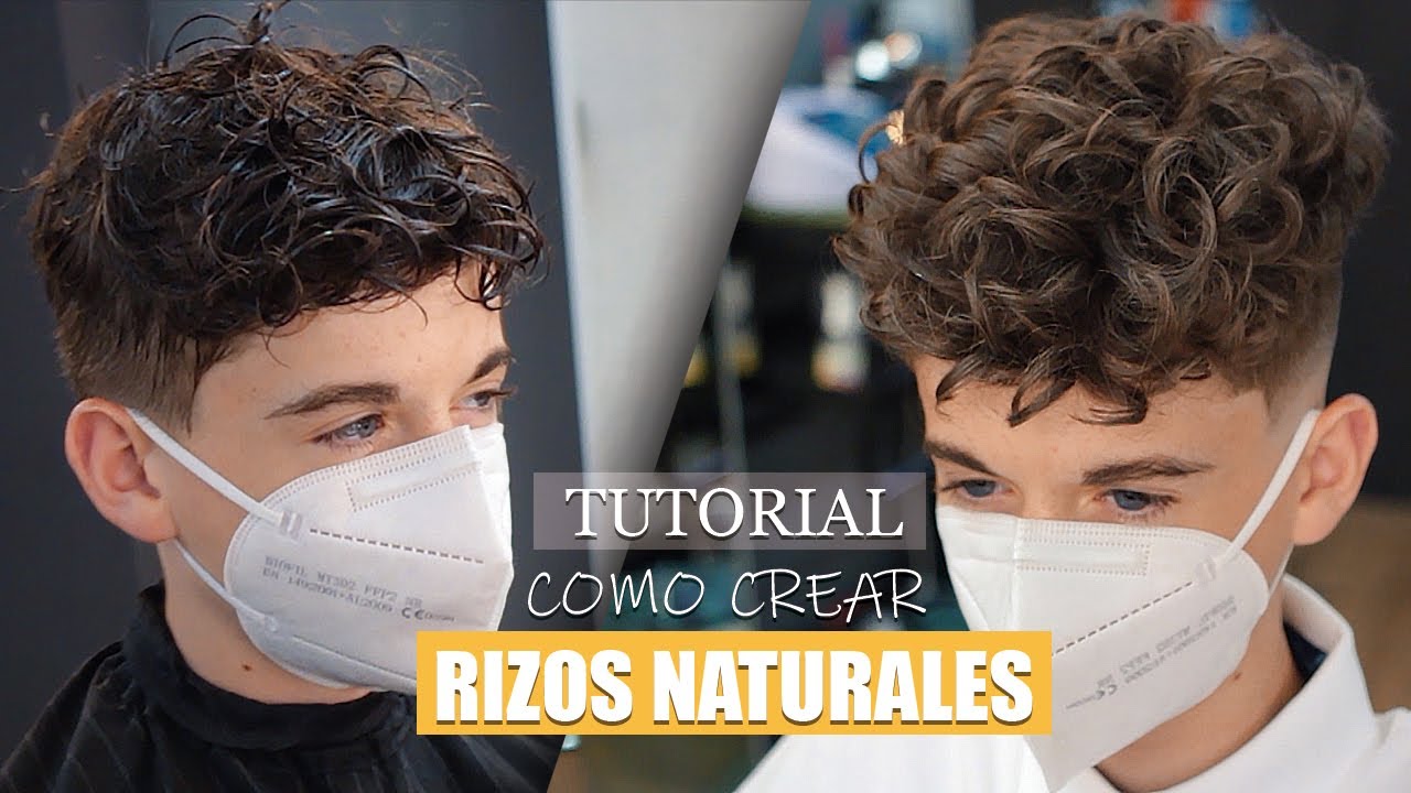 CORTE DE PELO RIZADO hombre   + TUTORIAL peinado (2025) || (nueva técnica )