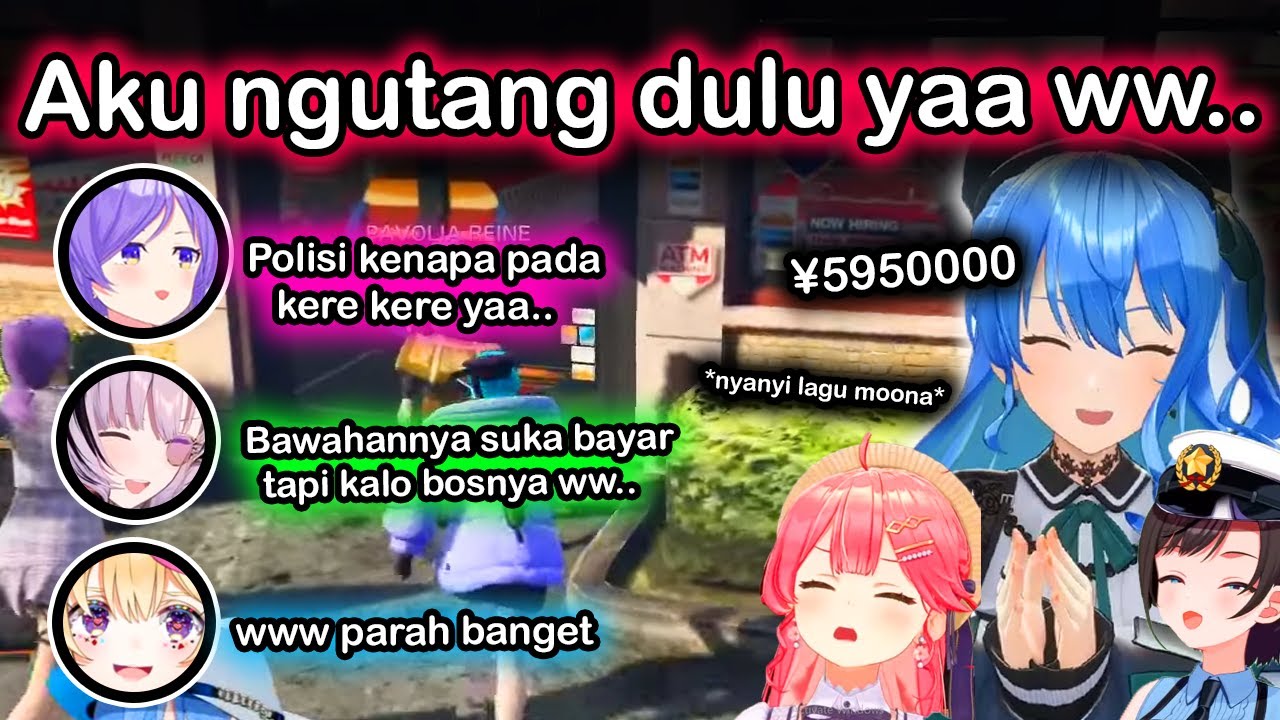 Suisei Ketika Terlilit Hutang Di Toko Moona Akhirnya Bisa Terselesaikan Polka ww..
