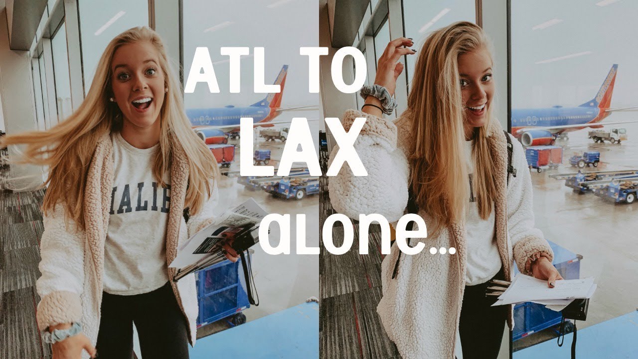 flying to LA alone for the first time