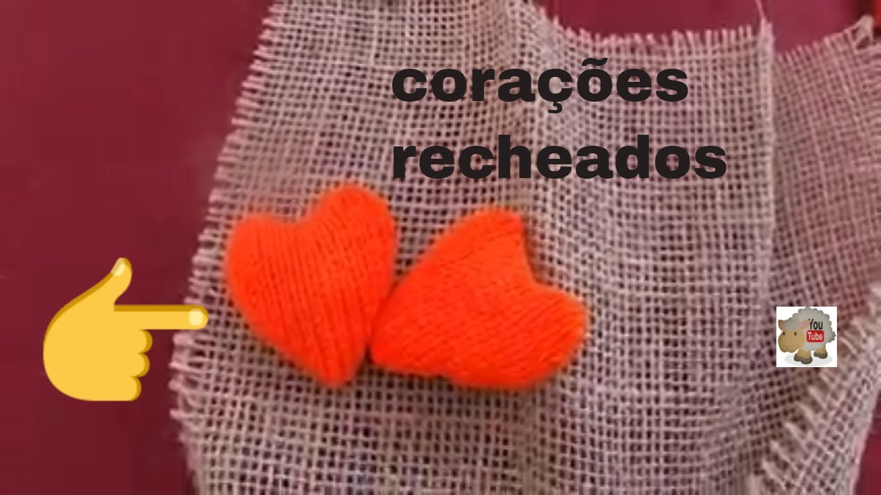 Dá pra fazer corações recheados na máquina de tricô ?
