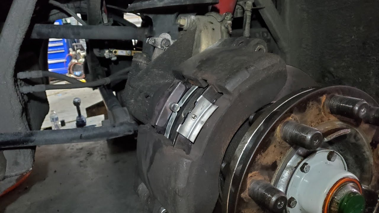 air disc brake pads and rotor replacement