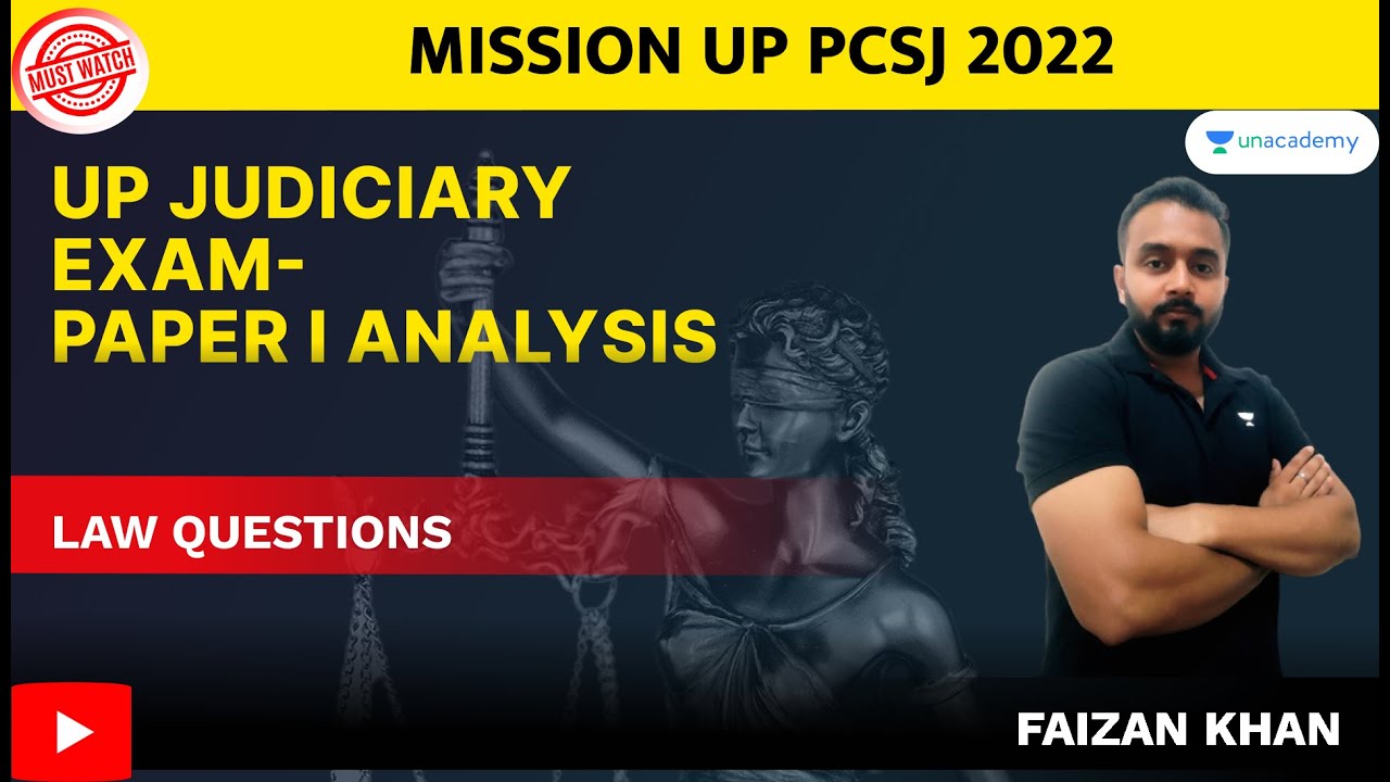 UP PCS J Exam Analysis | Paper I | Law Questions | Mission UP PCSJ 2022 | Faizan sir