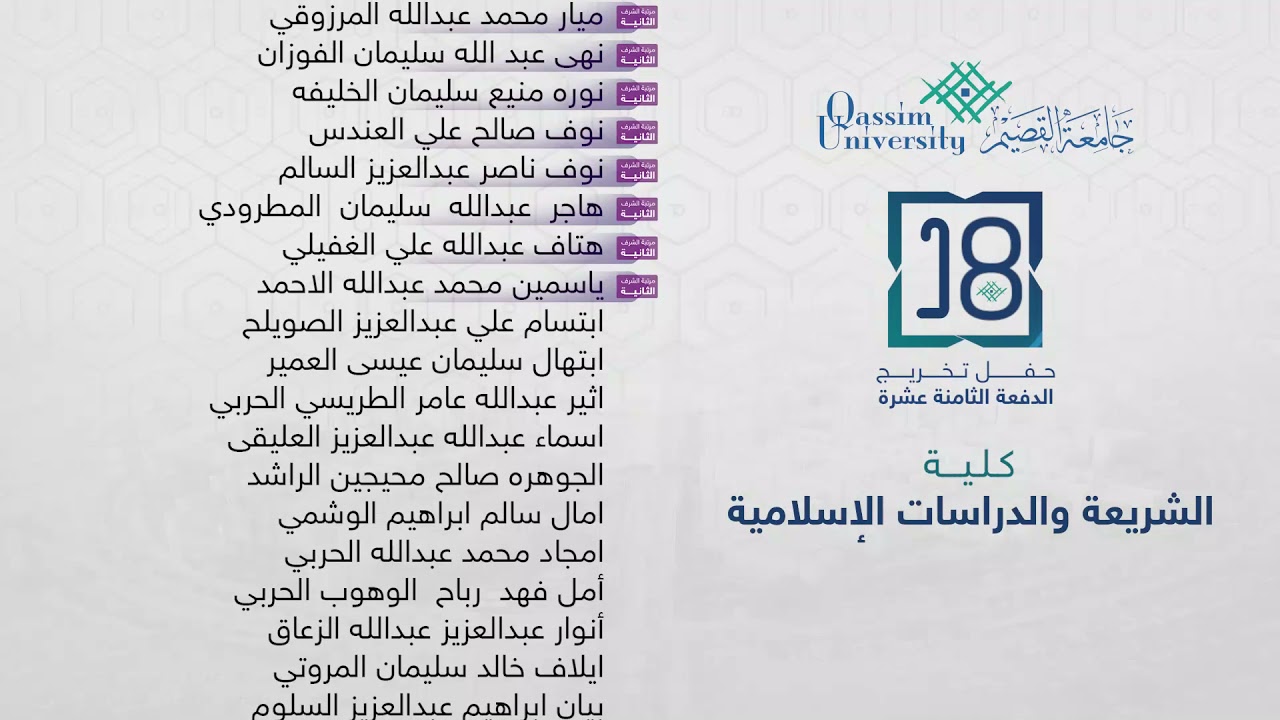 طالبات | كلية الشريعة والدراسات الإسلامية