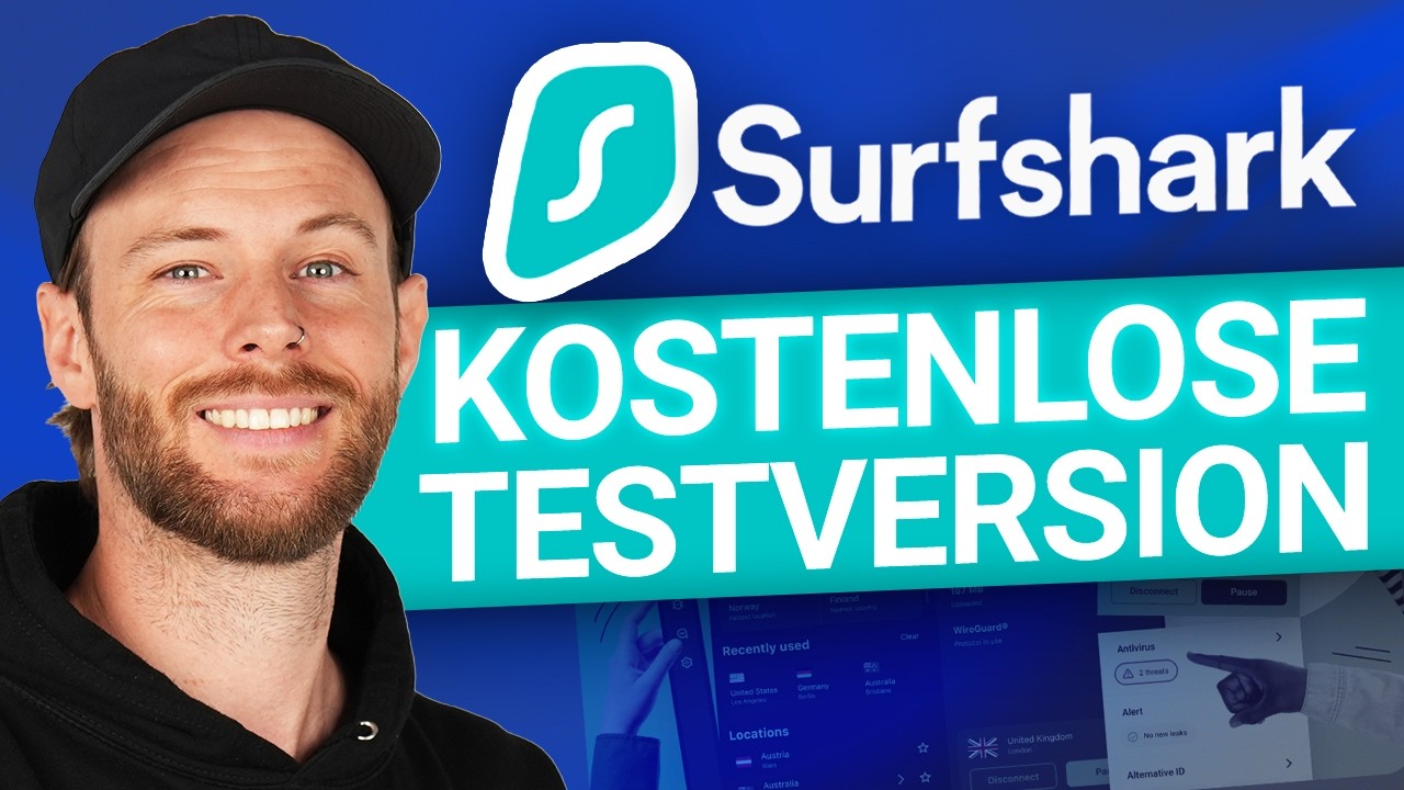 Surfshark VPN kostenlos testen 2026 | Hol dir Surfshark kostenlos!