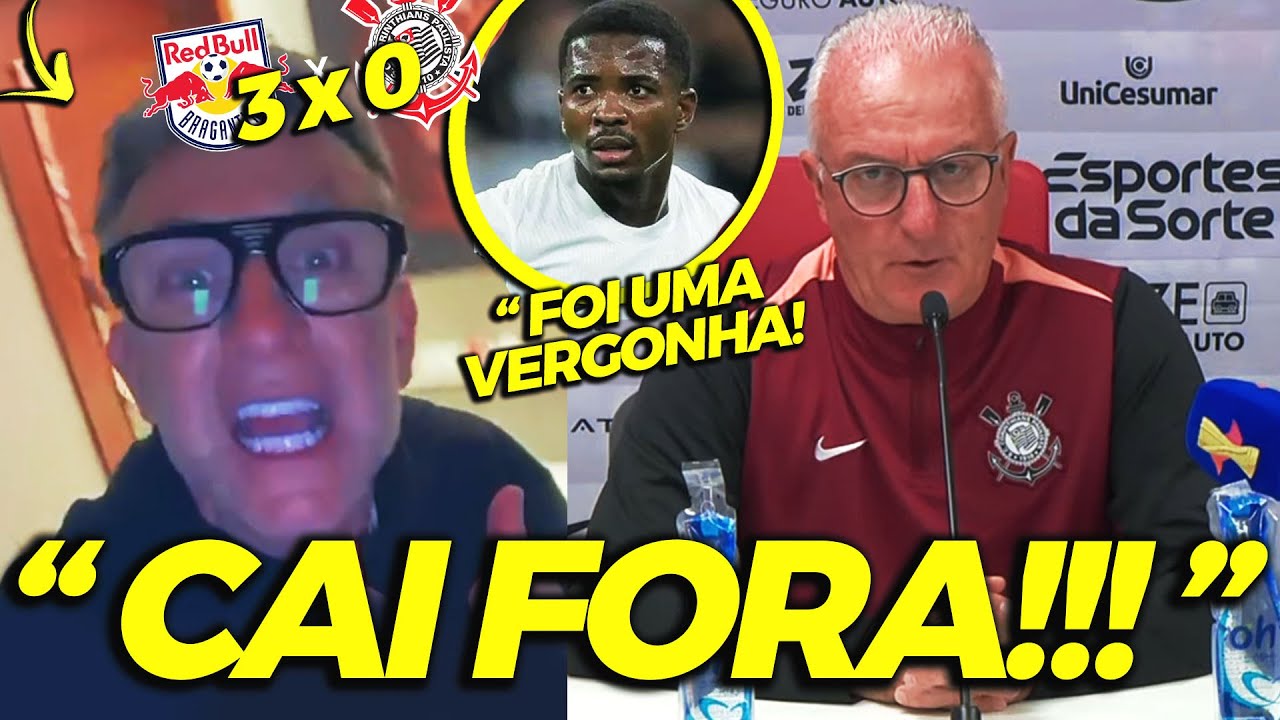 CRAQUE NETO PISTOLA COM O ZAGUEIRO CAC&Aacute; AP&Oacute;S DERROTA DO CORINTHIANS PARA O BRAGANTINO