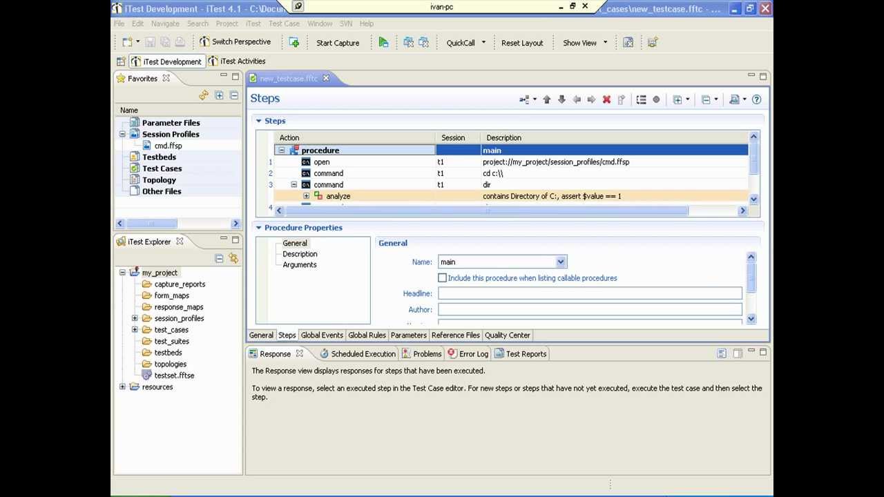 Rational Functional Tester Launcher with Spirent iTest