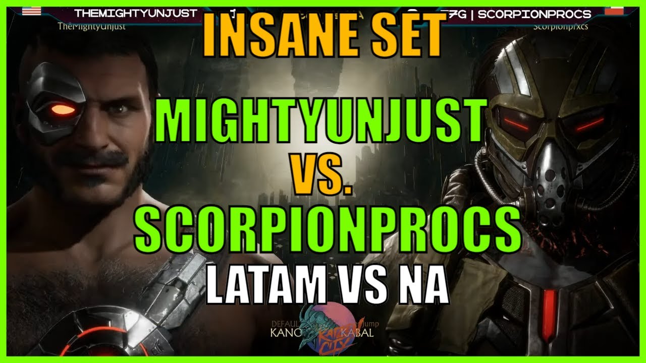 INSANE SET - UNJUST VS SCORPIONPROCS - KANO VS KABAL - LATAM VS NA - KAISENCITY MK11 Ultimate