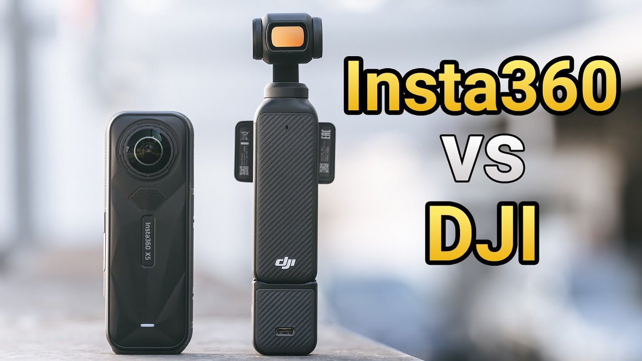 DJI Osmo Pocket 3 vs Insta360 X5 - wer macht das Rennen?