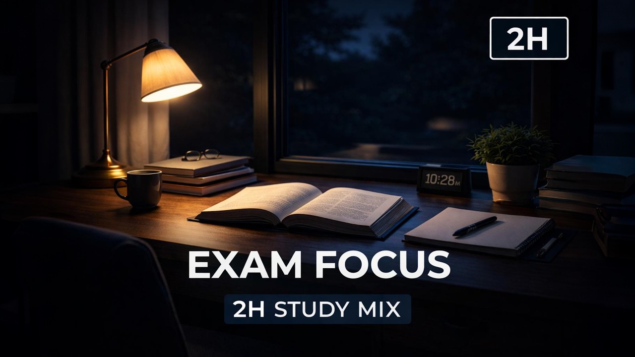 Exam Study Music for Deep Concentration (2 Hour Intense Focus Mix)