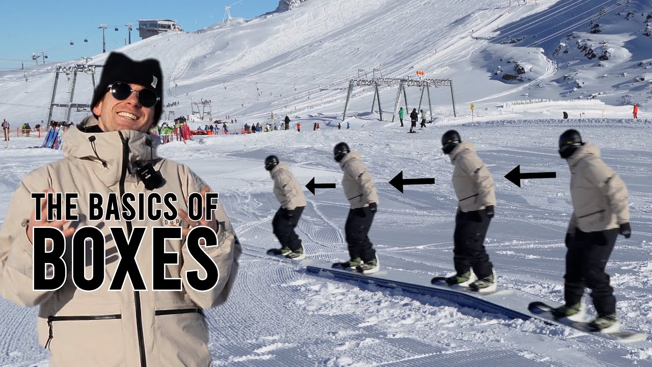 How to hit boxes on a snowboard | for beginners