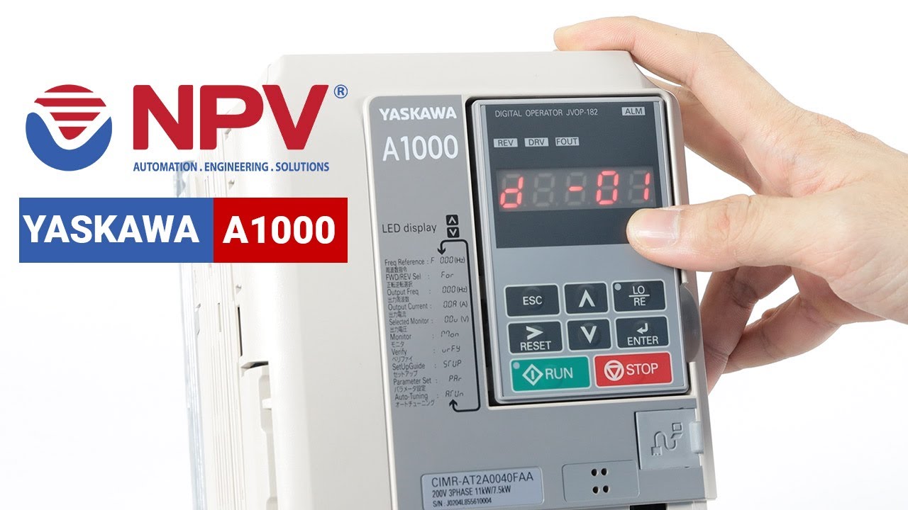 Hướng dẫn c&agrave;i đặt/setup Biến tần Yaskawa A1000 | Nam Phương Việt