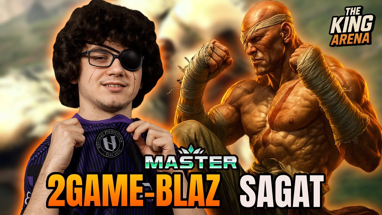 🔥 BLAZ Hits MASTER Rank with the NEW SAGAT in Street Fighter 6 👑🔥
