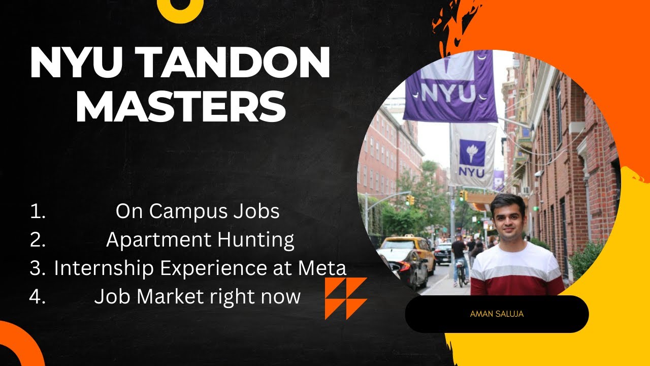 NYU Tandon MS CS| Masters| Student Interview| On Campus jobs| Internships| Apartment Hunting| MS USA