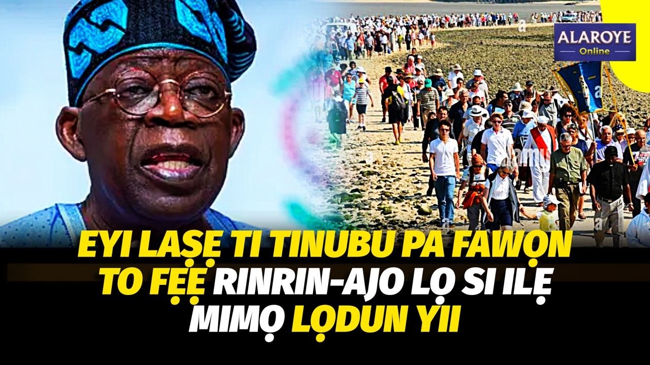 IJA ISRAEL ATI IRAN: EYI LAṢẸ TI TINUBU PA FAWỌN TI WỌN FẸẸ LỌ SI MẸKA