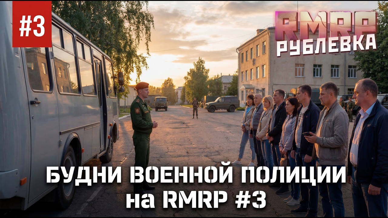 ПРИЗЫВНИКИ на РМРП - Будни Военной Полиции на RMRP Рублевка #3