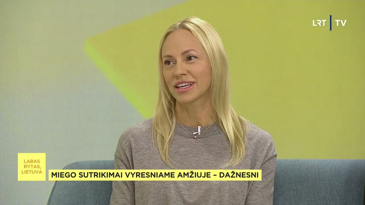 Psichologė psichoterapeutė Rūta Suchockaitė apie miego svarbą