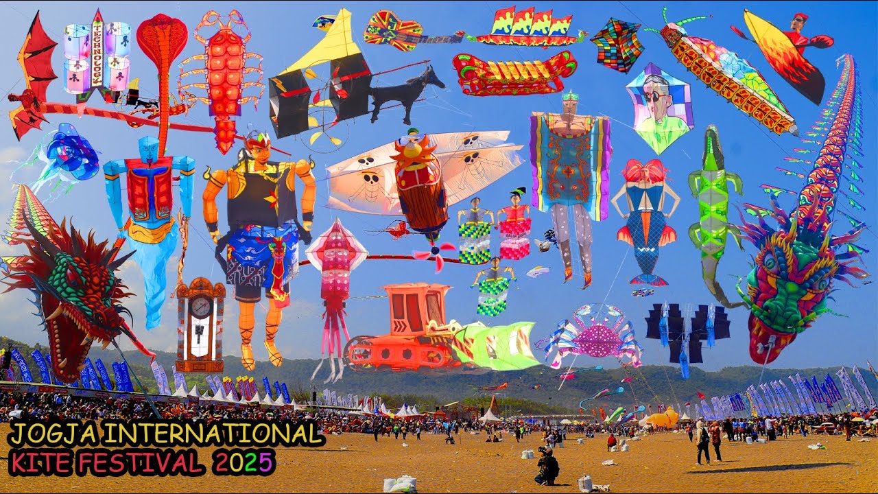 FULL 3D DAN NAGA‼️ JOGJA INTERNATIONAL KITE FESTIVAL 2025