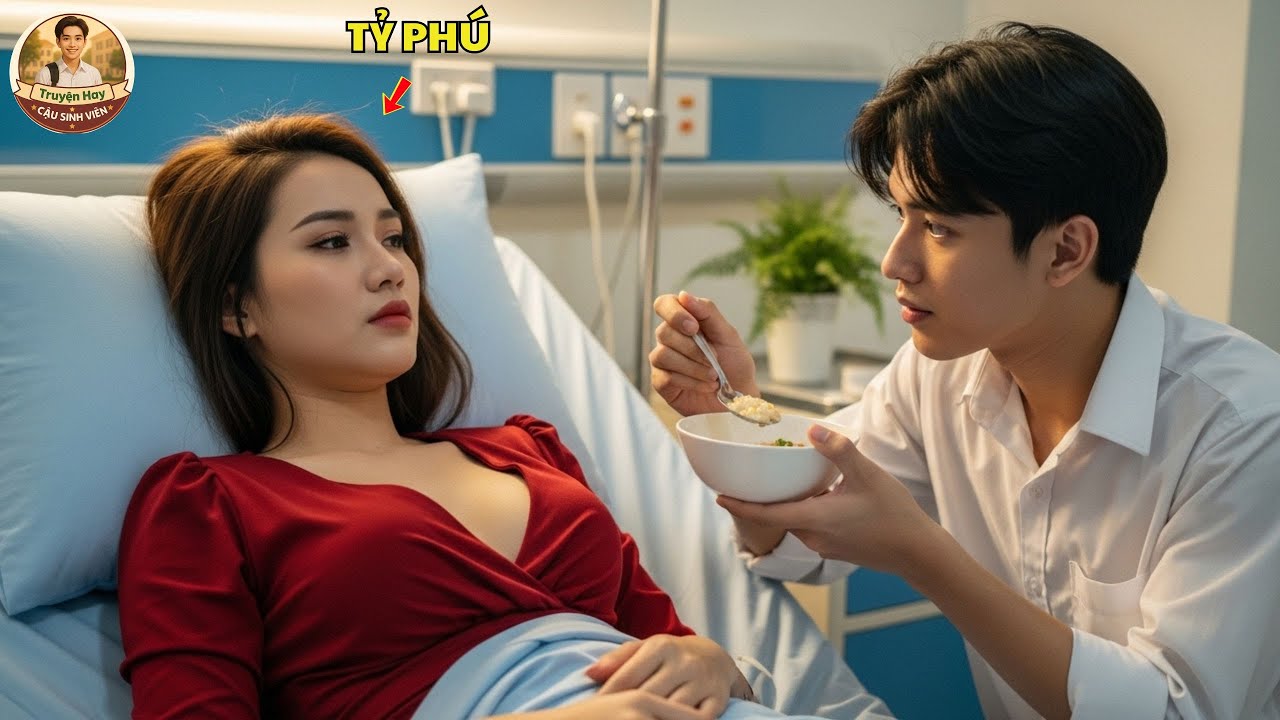 Cô Gái Nằm Viện Không Ai Thăm, Chỉ Có cậu sinh viên Ở Lại – Ai Ngờ Cô Là tỷ phú Giấu Mặt