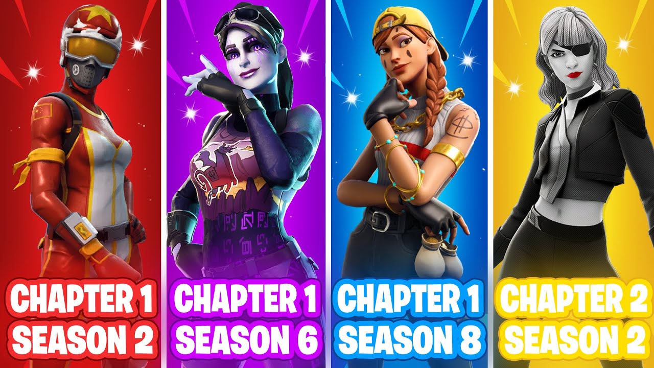 Best TRYHARD Skin From Every Fortnite Season (Sweaty Fortnite Skins)