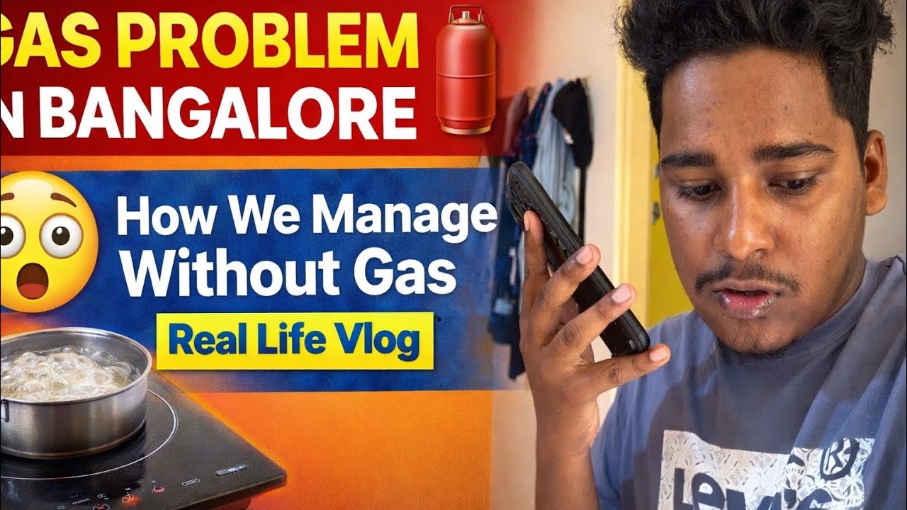 Gas Problem in Bangalore 😲 | How We Manage Without Gas | Real Life Vlog || @BhadrakiaAshutosh 