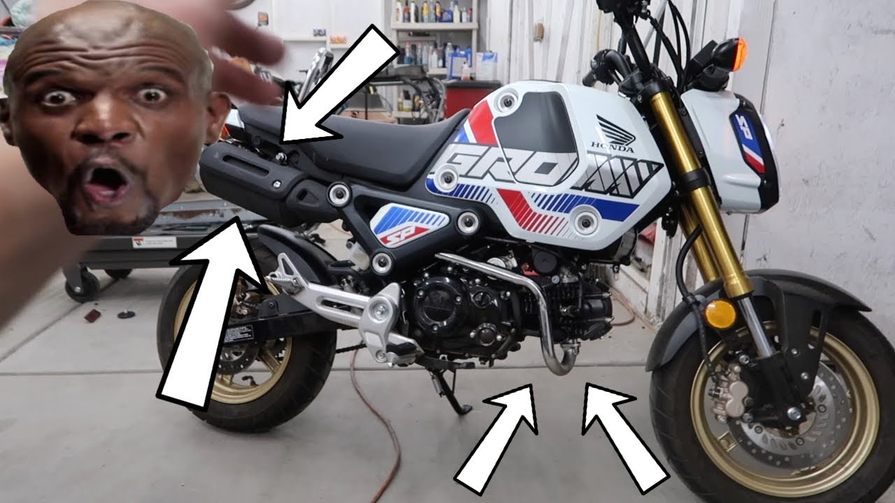 2022 Grom off-road Exhaust Build!!!