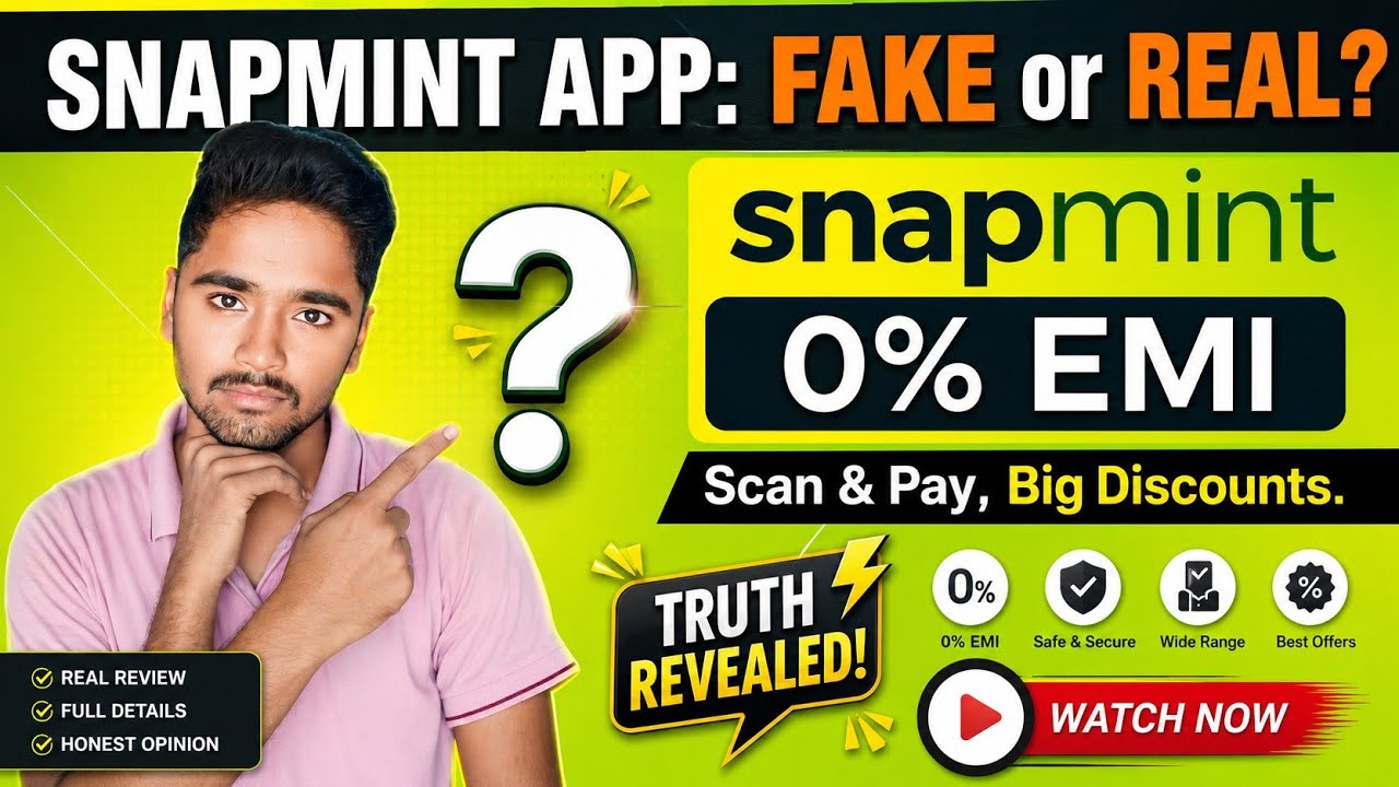 😯snapmint real or fake | O emi shopping app |snapmint review | snapmint se mobile kaise karide 2026