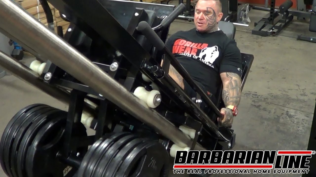 BARBARIAN Leg Press Hack Squat Machine with LEE PRIEST