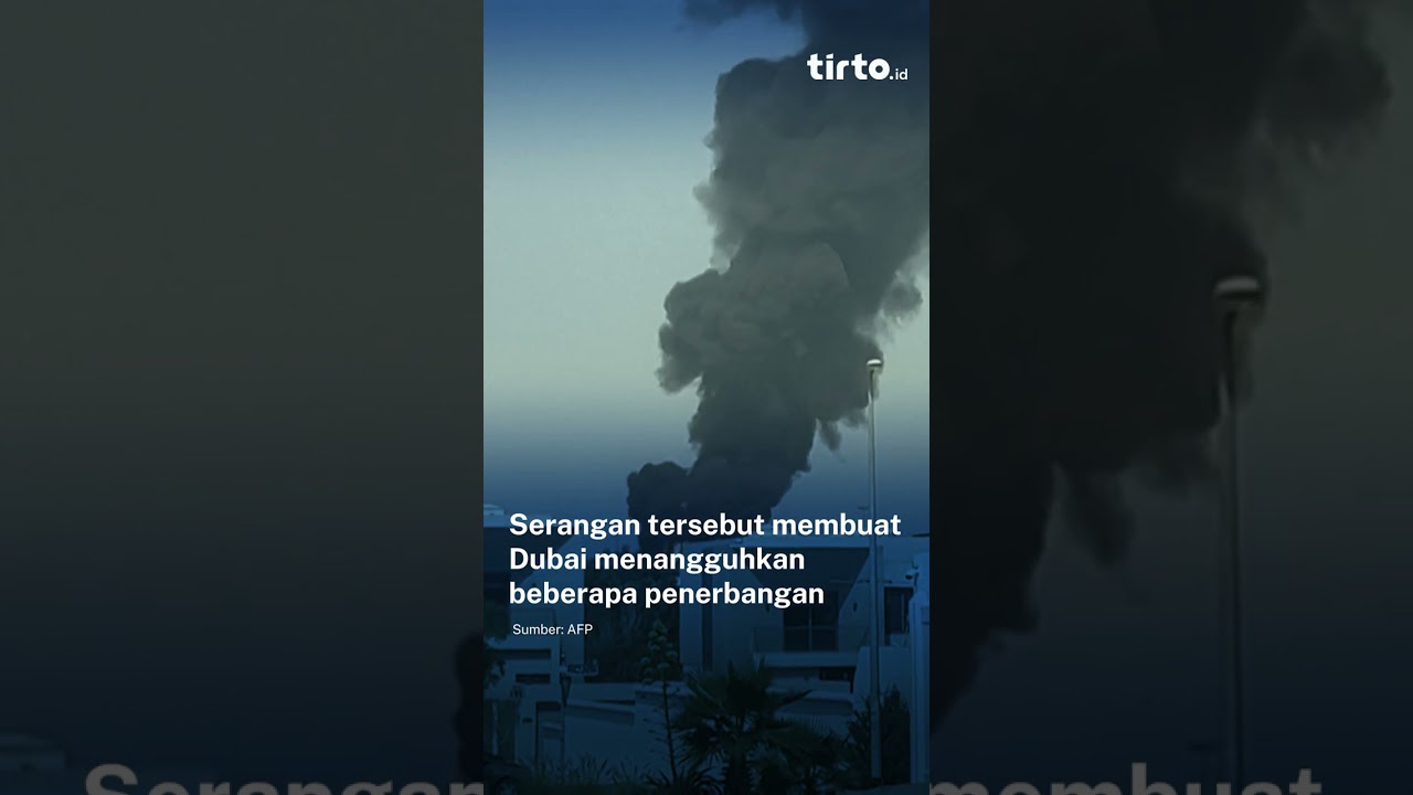 Penerbangan Dialihkan Usai Serangan Drone Hantam Area Dekat Bandara Internasional Dubai