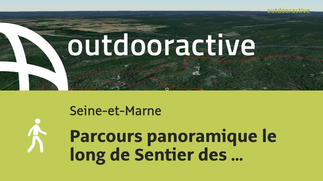 Parcours panoramique le long de Sentier des 25 bosses le 3 mars 2024