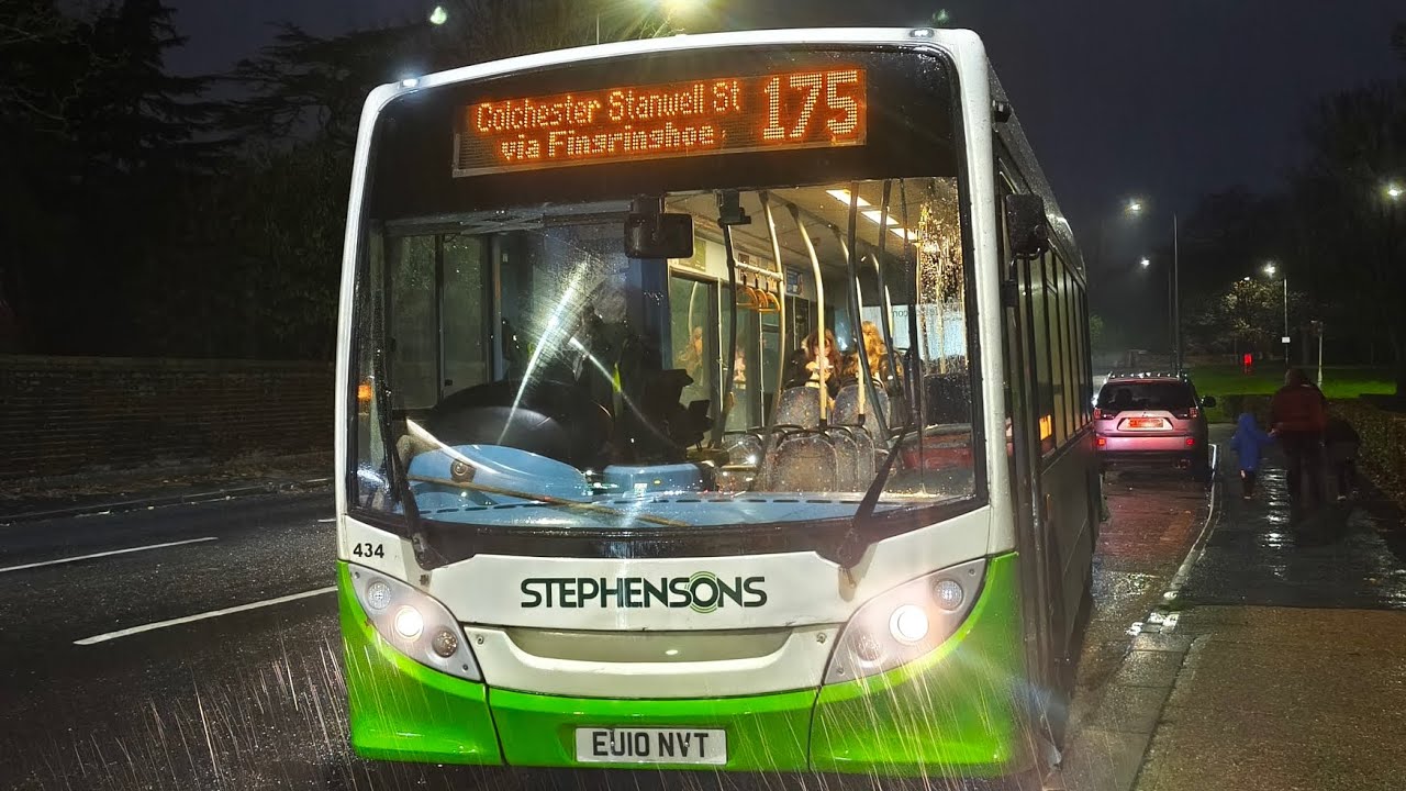 Alison and Slow Thrash - Stephensons of Essex 434 ADL Enviro200 working the 175