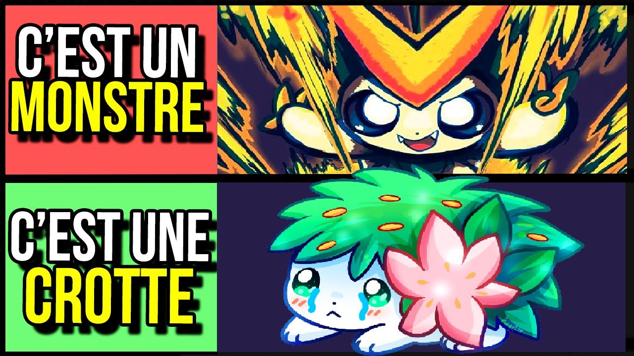 Qui est le meilleur Pokémon Mythique ? (Tierlist)