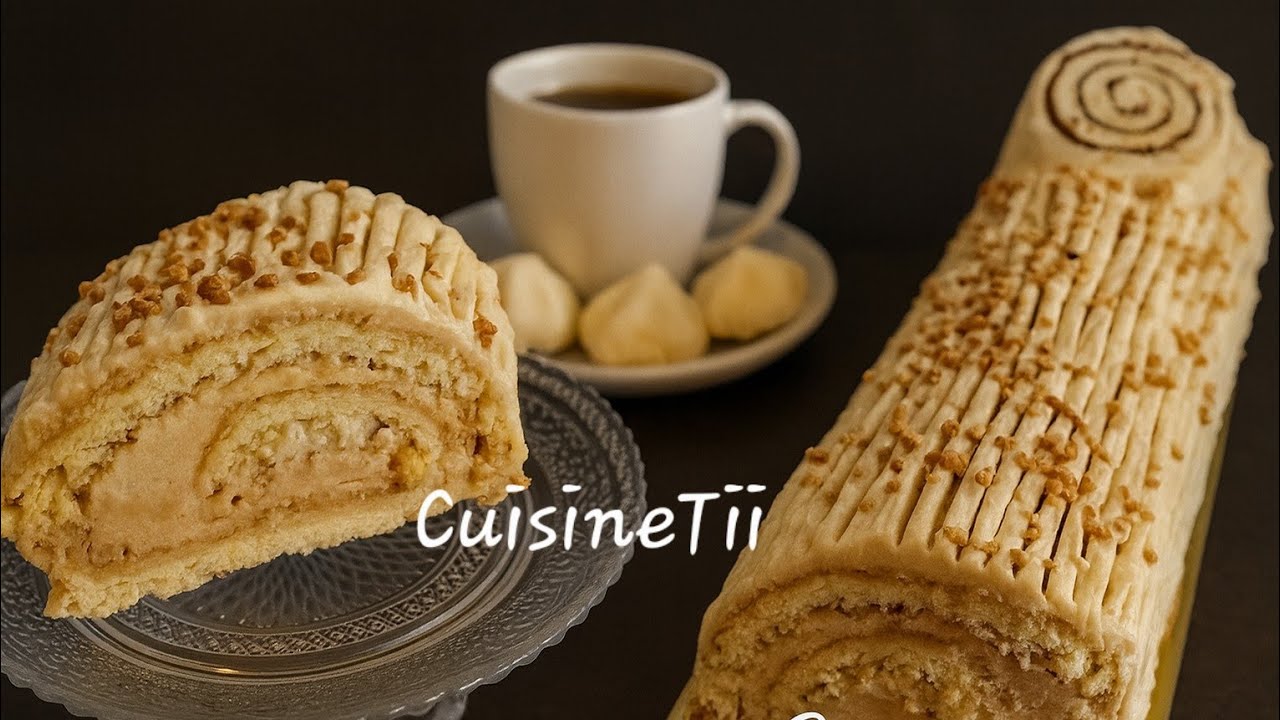 Bûche rouleé saveur  café