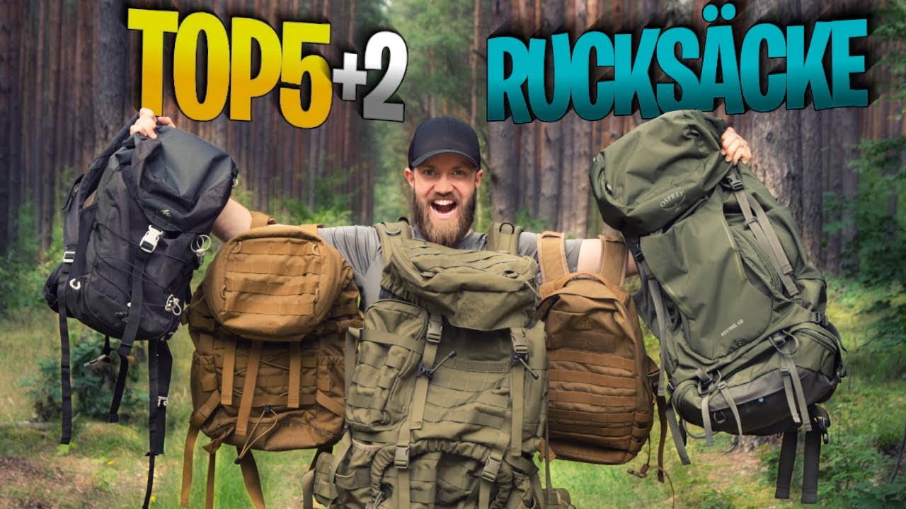 Unsere 5 BESTEN Rucksäcke für Outdoor & Bushcraft