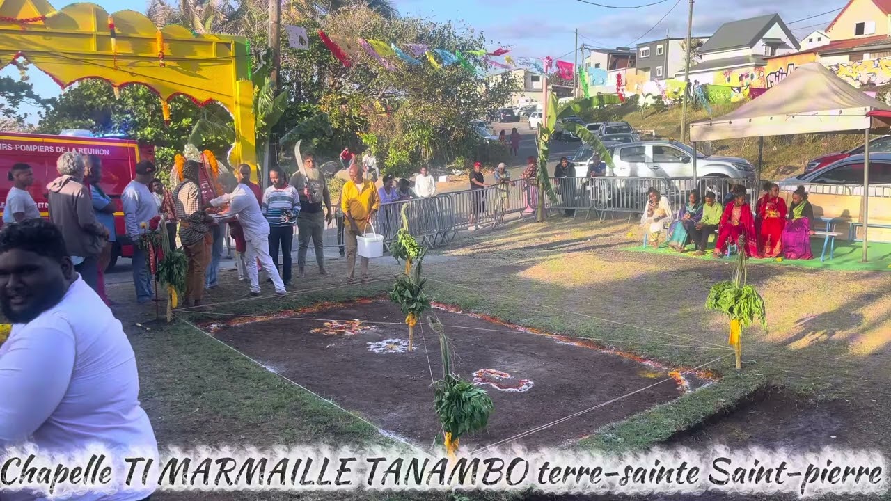 Allume do feu chapelle TI MARMAILLE TANAMBO terre-sainte saint-pierre dimanche 19 octobre 2025