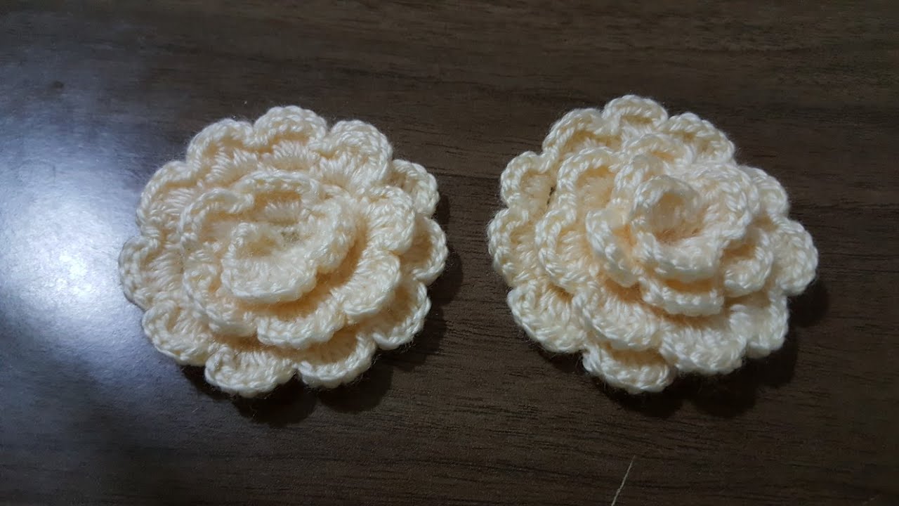 Tığ işi çiçek yapımı, Kolay çiçek yapımı, Örgü çiçek yapımı, Crochet, Flower, DIY kendin yap, Elişi,