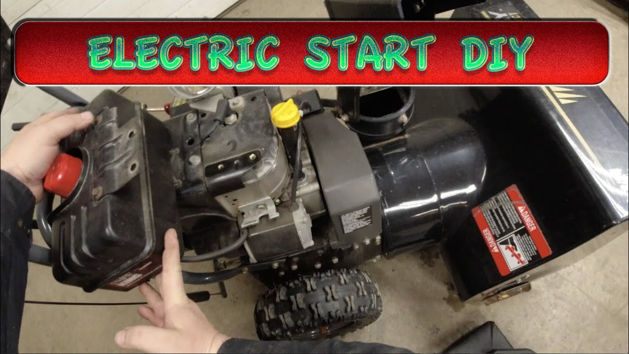 How To Remove Snowblower Electric Start DIY