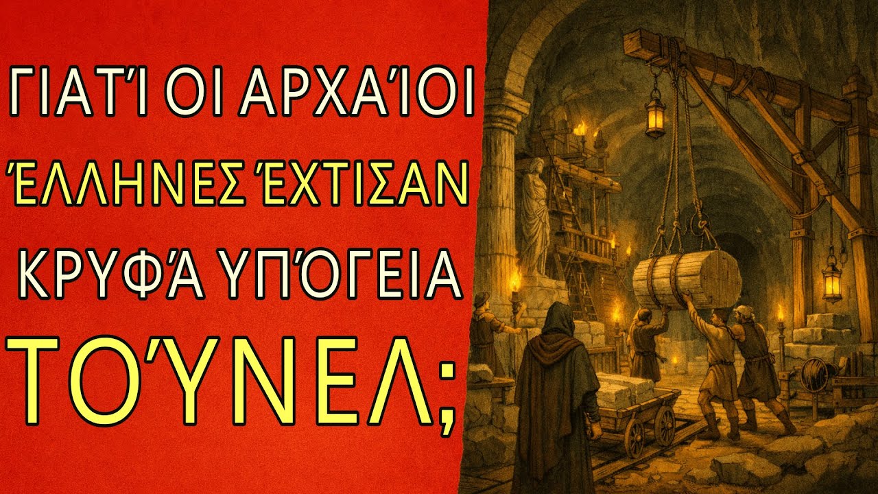 Γιατί οι αρχαίοι Έλληνες έχτισαν κρυφά υπόγεια τούνελ;