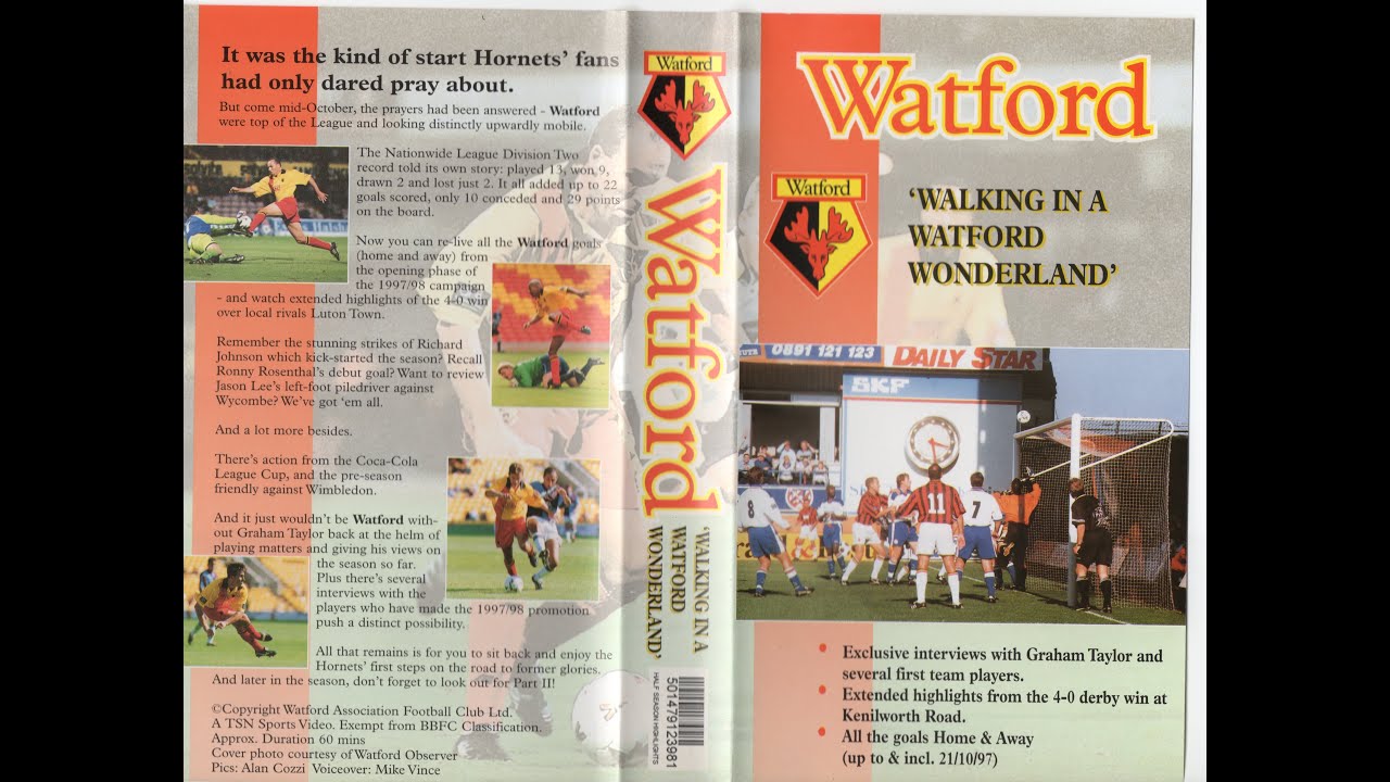 Watford FC First Half Season Review 1997-98 'Walking In A Watford Wonderland'