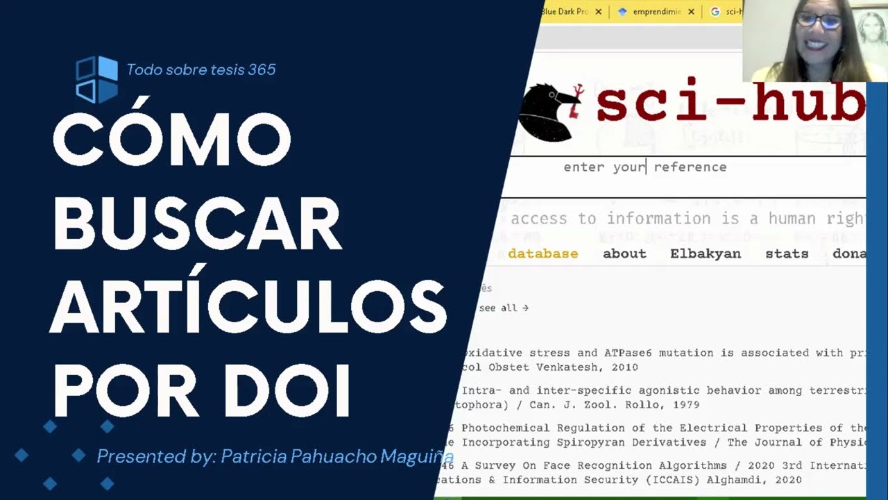 VIDEO 3 COMO BUSCAR ART&Iacute;CULOS CON DOI Y SCI