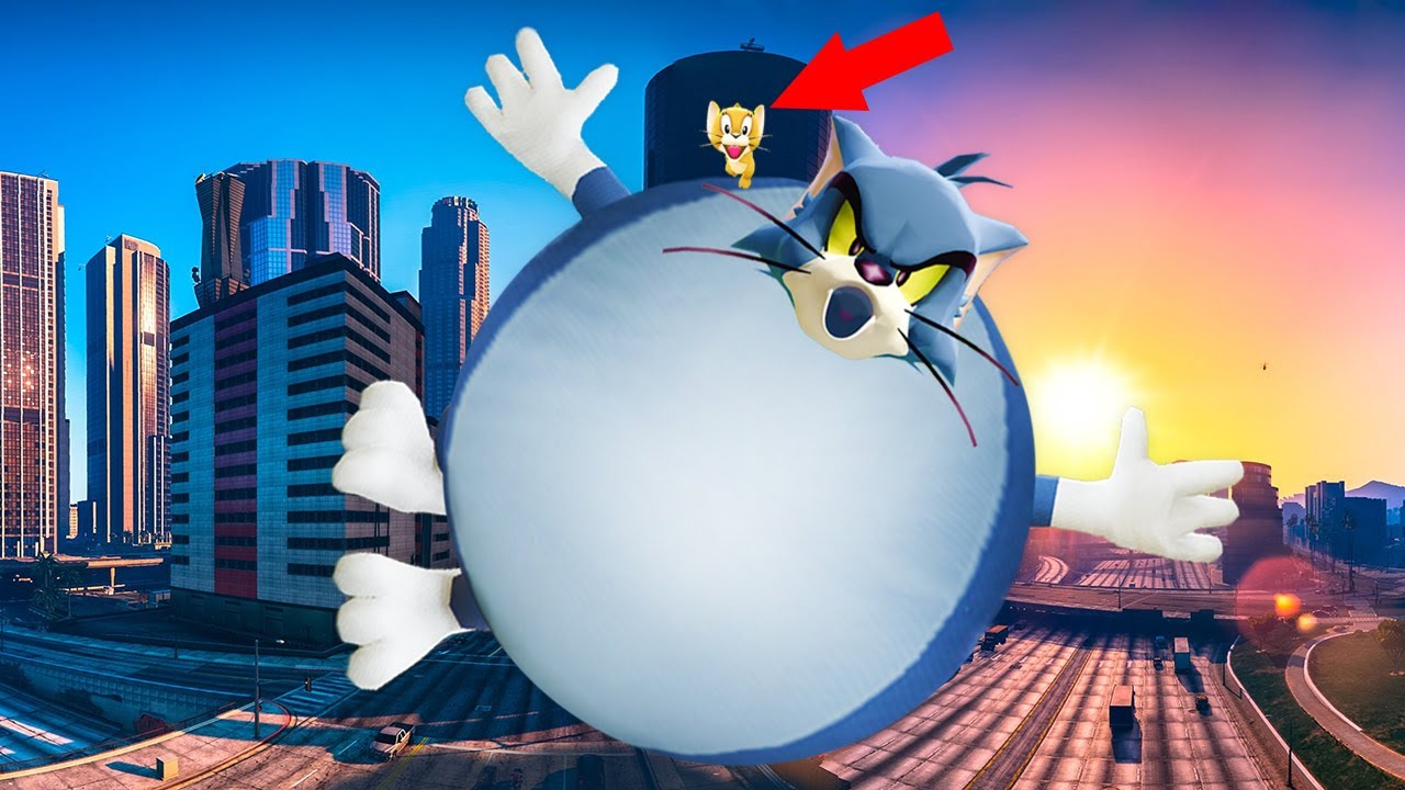 توم اصبح كرة عملاقة وجيري يلعب به 🐭 العاب عالم توم وجيري 🐱 Tom and Jerry