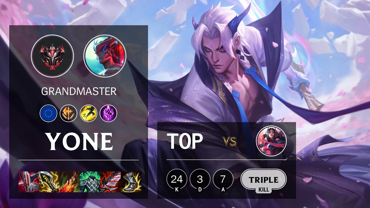Yone Top vs Irelia - EUW Grandmaster Patch 11.18