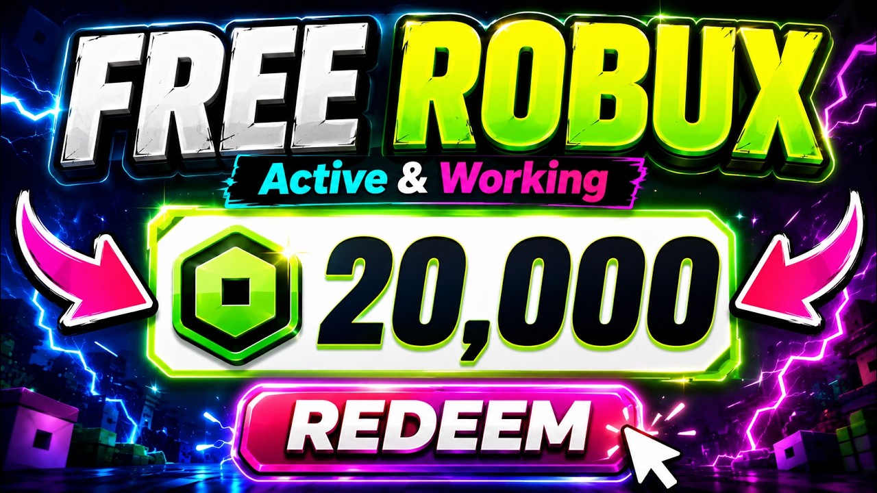How to Get FREE ROBUX in 2026 🔥 New Roblox Promo Codes That Still Work