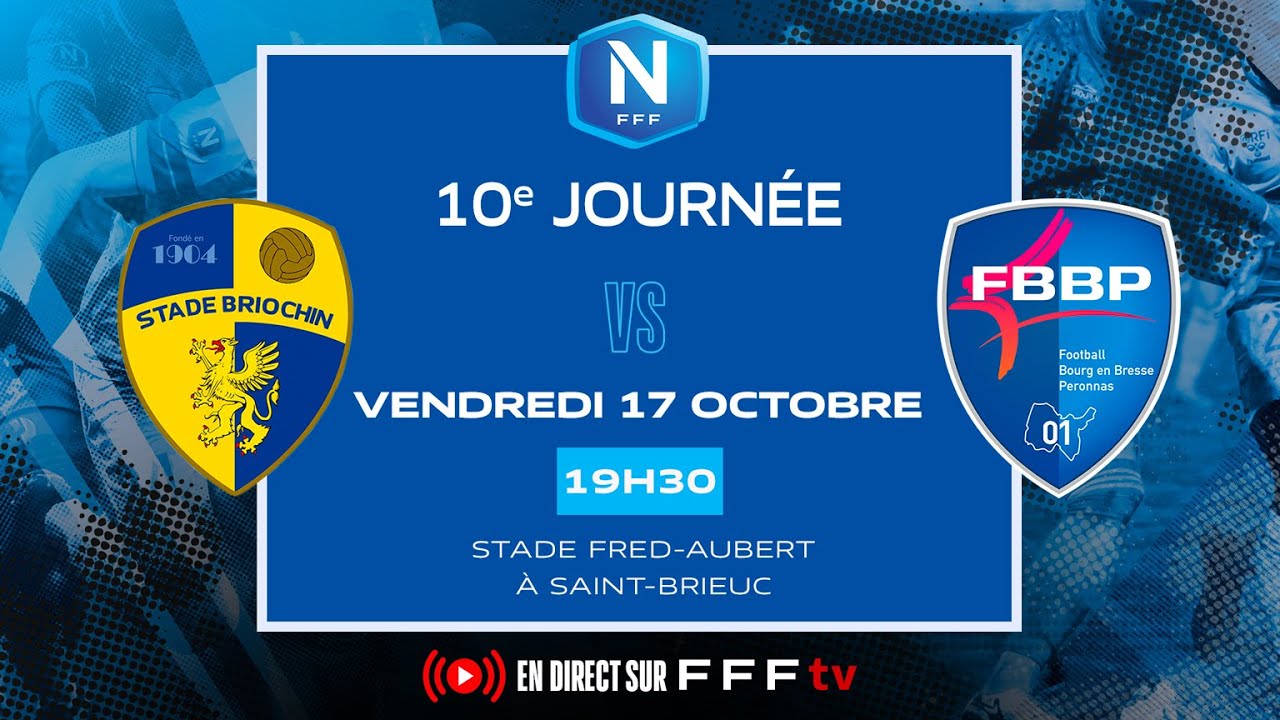J10 I Stade Briochin vs FBBP en replay I National FFF 2025-2026