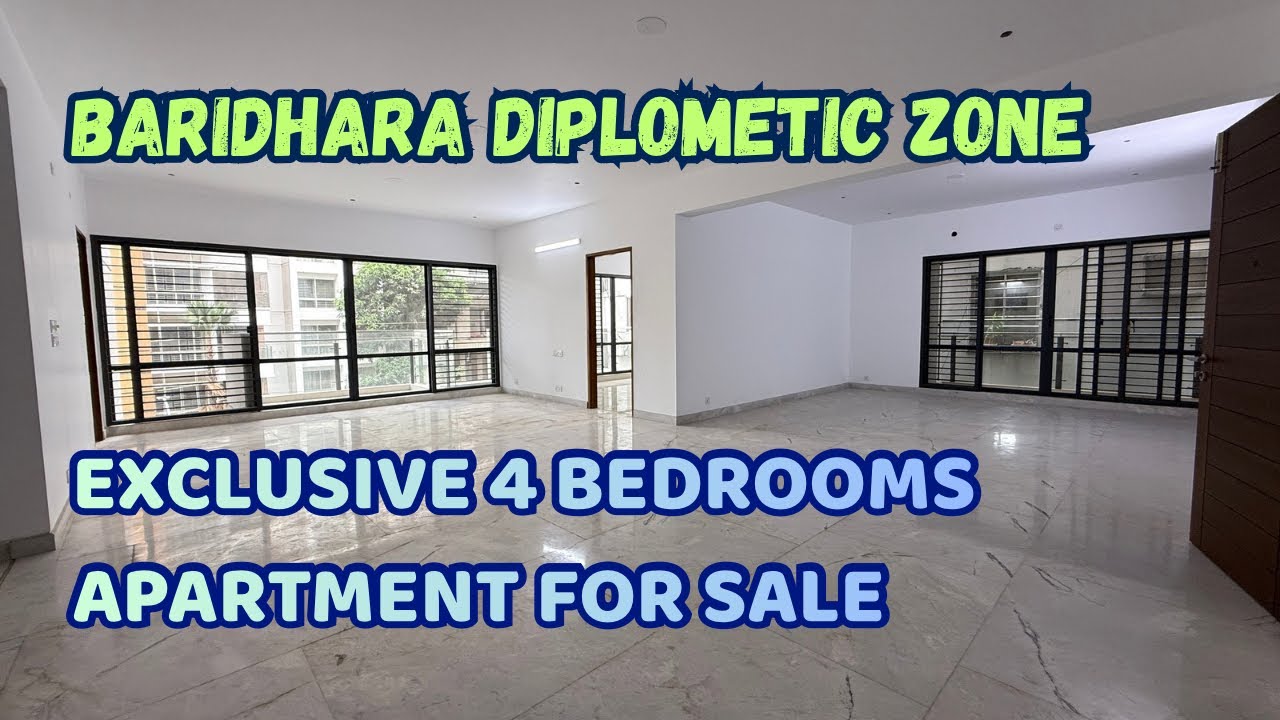 Baridhara flat sale l Luxurious l 4 bedrooms l flat for sale l ready flat