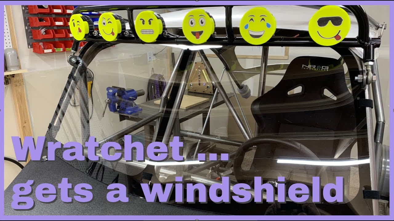 Making a removable windshield for Wratchet.