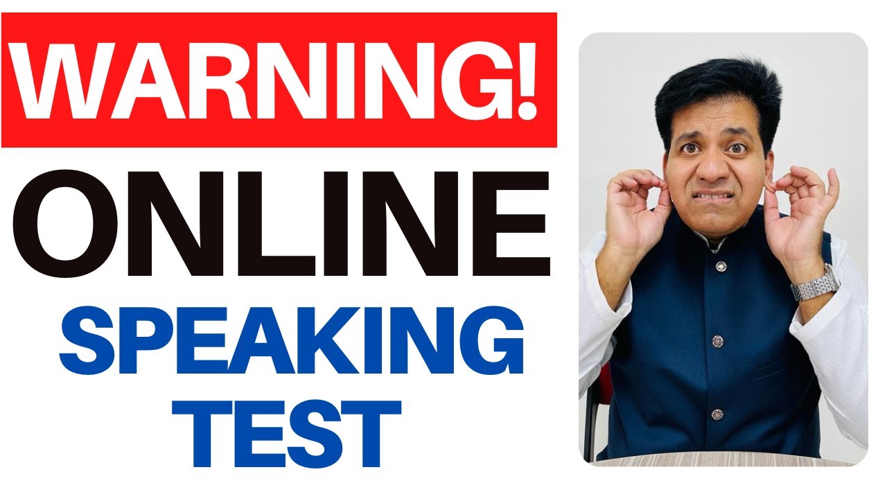 WARNING! For ONLINE Speaking Test By Asad Yaqub